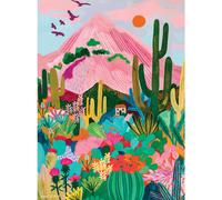 Buffalo Games - Hebe Studio - Cactus Mountain AZ - Puzzle 1000 pi ces pour adultes - Puzzle stimulant parfait pour les soir es de jeux - La taill
