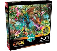 Buffalo Games - Jardin colibri - Puzzle de 500 pièces avec images cachées, vert