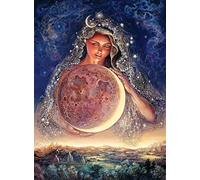Buffalo Games - JoWall - Moon Goddess - Puzzle de 1000 pièces pour Adultes - Puzzle Stimulant Parfait pour Les soirées de Jeu - La Taille finie est de 68 x 50 cm