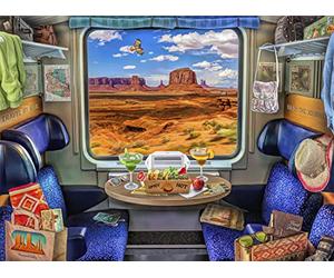 Buffalo Games - Lars Stewart - Mountain Valley Train Ride - Puzzle de 1000 pièces