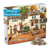 Buffalo Games - Silver Select - Charles Wysocki - Olde Cape Cod - Puzzle de 1000 pièces pour Adultes - Puzzle Stimulant Parfait pour Les soirées de Jeu - Taille finie : 68 x 50 cm
