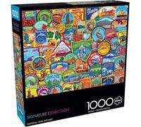 Buffalo Games - Lewis T. Johnson - Patchs du Parc National - Puzzle de 1000 pièces pour Adultes - Puzzle Stimulant Parfait pour Les soirées de Jeu - Taille finie : 68 x 50 cm