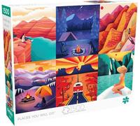 Buffalo Games - Marcy Smith - Places You Will Go - 1500 Piece Jigsaw Puzzle for Adults -Challenging Puzzle Perfect for Game Nights - Finished Size is 38.50 x 26.50