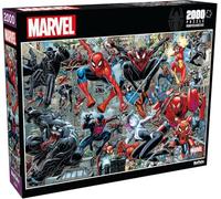 Buffalo Games - Marvel - Spider-Verse - Puzzle de 2000 pièces pour adultes - Puzzle stimulant parfait pour les soirées de jeu - La taille du puzzle fini est de 98,5 x 67,5 cm