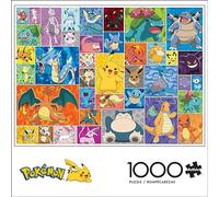 Buffalo Games Pokémon - Cadres - Puzzle de 1000 pièces pour Adultes - Puzzle Stimulant Parfait pour Les soirées de Jeu - 1000 pièces - Taille finie : 68 x 50 cm, Taille L
