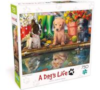 Buffalo Games - Puppy Dreams - Puzzle 750 pièces, Blanc