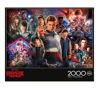 Buffalo Games - Puzzle de 2000 pièces - Collage de Saison Stranger Things
