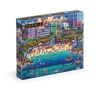 Buffalo Games - Sapphire Select - Eric Dowdle - La Jolla Cove - Puzzle de 1000 pièces - Défi et Amusant - Planche de Puzzle à Dos Bleu - Boîte de présentation Cadeau - Affiche Pleine Taille Incluse