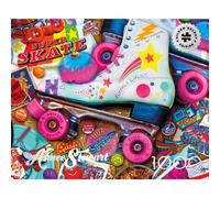 Buffalo Games Silver Select Aimee Stewart Skate Night Puzzle 1000 pices pour adultes Puzzle stimulant parfait pour les soires de jeux