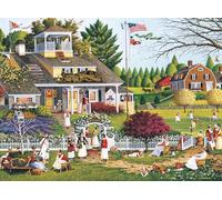 Buffalo Games - Silver Select - Charles Wysocki - Charles Wysocki - Love - Puzzle de 1000 pièces pour adultes - Puzzle stimulant parfait pour une soirée de jeu - Taille finie : 68 x 50 cm