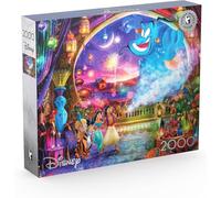 Buffalo Games Silver Select - Disney - Aladin Puzzle de 2 000 pièces pour Adultes, Stimulant, idéal pour Les soirées de Jeu, Taille Fini 68 x 50 cm