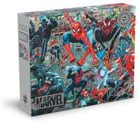 Buffalo Games - Silver Select - Marvel - Spider-Verse - Puzzle de 1000 pièces pour Adultes - Puzzle Stimulant Parfait pour Les soirées de Jeu - Taille finie 68 x 50 cm