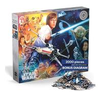 Buffalo Games - Silver Select - Star Wars - The Force is Strong with This One - 2000 Piece Jigsaw Puzzle for Adults -Challenging Puzzle Perfect for Game Nights - Finished Size is 38.50 x 26.50