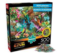 Buffalo Games - Steve Read - Hummingbird Garden - 500 Piece Jigsaw Puzzle for Adults -Challenging Puzzle Perfect for Game Nights - Finished Size is 21.25 x 15.00