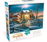 Buffalo Games - Terry Redlin - and Crown Thy Good with Brotherhood - Puzzle de 1 000 pièces pour Adultes, Parfait pour Les soirées de Jeu, 68 x 50,2 cm