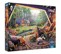 Buffalo Games Puzzle 1000 pièces Sapphire Select Disney Thomas Kinkade Blanche-Neige Poster inclus