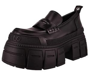 Buffalo Gospher 1622348 Mocassins végétaliens pour femme Noir, Noir , 40 EU