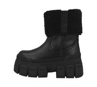 Buffalo Gospher Fold Warm Bottes Hiver pour Femme Plateau 5-7,5 cm Noires