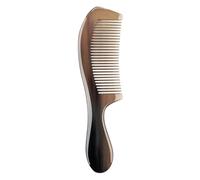Buffalo Horn Comb, Ox Horn Comb, Pespe à dents larges peignées anti-amines naturelles, pour barbe à barbe faits à la main pour hommes et femmes