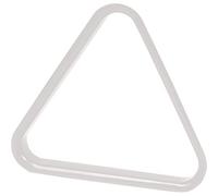 Buffalo Le triangle Deze 8 balles est compatible avec les balles de piscine de 57,2 mm. Le triangle est fabriqué en plastique Van Plastic en uitgevoerd dans la même couleur que le kleur wit.