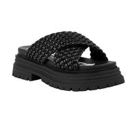 Buffalo Lennox Cross Sandales pour femme, Noir , 38 EU