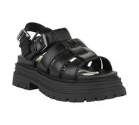 Buffalo Sandales compensées femmes LENNOX FISHER Noir Taille 38