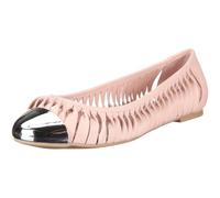 Buffalo London 210-5068 PARADISE LEATHER PINK 01 117209, Ballerines femme Rose-TR-L-1-48 38