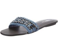 Buffalo London 310-6966 Denim Blue 117943, Sandales Femme - Bleu-TR-DL, 39 EU