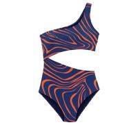 BUFFALO Maillot de bain 'Monokini Dune' bleu foncé / orange, Taille S