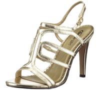 Buffalo Metallic PU 217228 Sandales Tendance pour Femme, Or 24, 38 EU