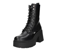 Buffalo Mila Lace Up Mid Bottes noires pour femme