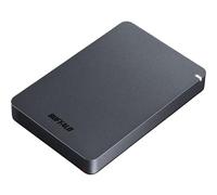 BUFFALO MiniStation PGF Disque dur externe portable résistant aux chocs USB 3.0 (3.2 Gen 1x1) pour PC, Mac 2 To