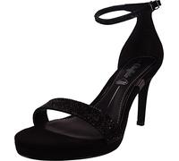 Buffalo Monroe 2 - Sandale à talon - Imi Suede - Black Suede Taille : 41 Normal