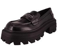 Buffalo NABU 1622342 Mocassins végétaliens pour femme Noir, Noir , 39 EU