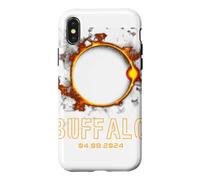 Buffalo New York Total Solar Eclipse 2024 Souvenir du 8 Avril Coque pour iPhone X/XS