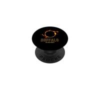 Buffalo New York Total Solar Eclipse 2024 Souvenir du 8 Avril PopSockets PopGrip Adhésif