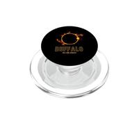 Buffalo New York Total Solar Eclipse 2024 Souvenir du 8 Avril PopSockets PopGrip pour MagSafe