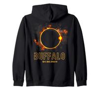 Buffalo New York Total Solar Eclipse 2024 Souvenir du 8 Avril Sweat à Capuche