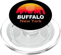 Buffalo New York Vintage Sunset Retro City State USA PopSockets PopGrip pour MagSafe