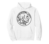 Buffalo Nickel Coin Collector Five Cent Numismatique 1913 USA Sweat à Capuche