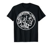 Buffalo Nickel Coin Collector Five Cent Numismatique 1913 USA T-Shirt
