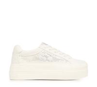 Buffalo PAIRED Bloom Chaussures de mariée basses pour femme Blanc Textile végétalien, Blanc., 37 EU