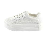 Buffalo Baskets Paired Bloom – basses, textile végétalien – Femme Blanc 41