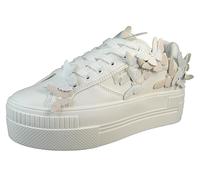 Baskets Buffalo Paired Butterfly pour Femme 38 Blanc