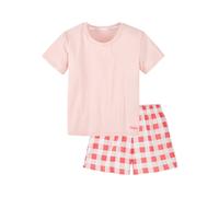 BUFFALO Pyjama rose / framboise / blanc, Taille 170-176