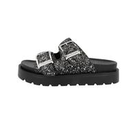 Buffalo Sandales femme Raya Ari Glam – PU noir/argent – Taille 38