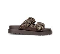 Buffalo - Raya Ari West Platform Slider - Femme - Chaussures - Brun - Taille: 39 EU
