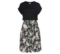 BUFFALO Robe 'BF Kleid Cottage Paperba' rose / noir, Taille 46