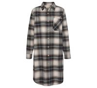 BUFFALO Robe-chemise marron / gris / pierre, Taille 40