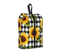 Buffalo Sac à chaussures de voyage motif tournesol résistant à l'eau avec poignée à fermeture éclair, pochette légère pour valise et salle de sport, se replie à plat pour l'emballage, Buffalo Plaid